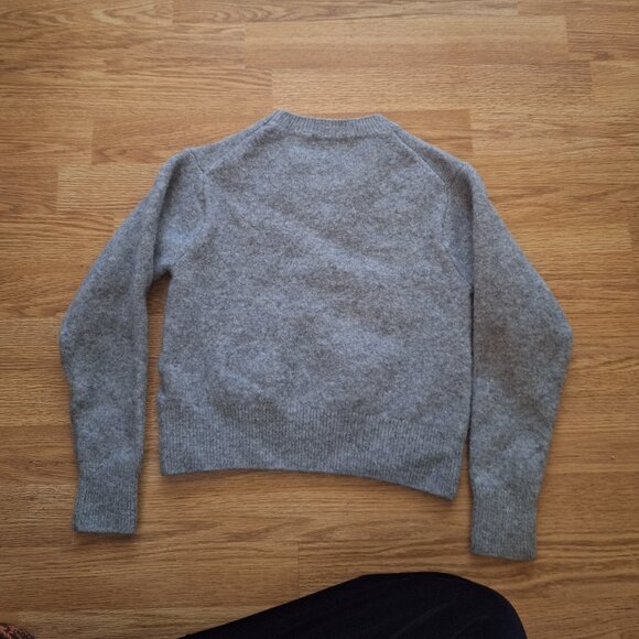 Grey wool sweater - Picture 4 of 5